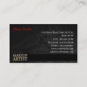 MakeUp artist business card Visitekaartje (Achterkant)
