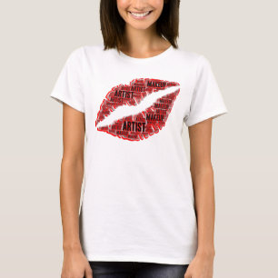 Makeup Artist Cosmetics Skincare Cosmetologen T-shirt