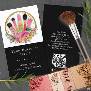 Makeup Artist Cosmetoloog Beauticiste QR Code Visitekaartje