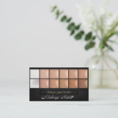 Makeup Artist / Cream Eyeshadow Palette Visitekaartje (Staand voorkant)