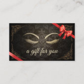 Makeup Artist  Damask Gift Certificaten (Voorkant)