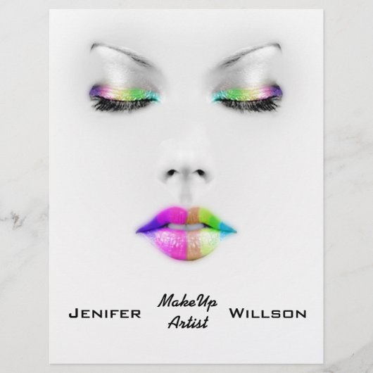 Makeup Artist Discount Offer Flyer (Voorkant)