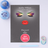 Makeup Artist Discount Offer Flyer (Enkel)