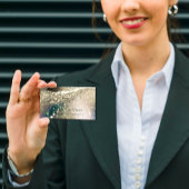 Makeup Artist Event Eyelash Spark Gold Glitter Afsprakenkaartje