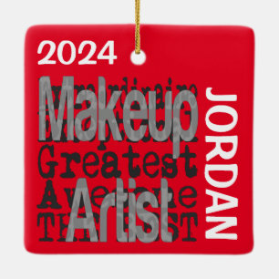Makeup Artist Extraordinaire CUSTOM Keramisch Ornament
