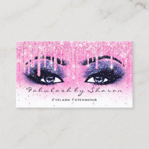 Makeup Artist Eyebrow Lash Glitter Drip Navarro Ro Visitekaartje