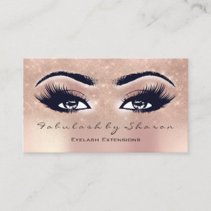 Makeup Artist Eyebrow Lashes Extension Roos Spark Visitekaartje