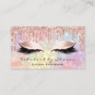 Makeup Artist Eyelash Drift Roos Holograaf Visitekaartje
