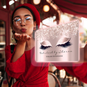 Makeup Artist Eyelash Lash Grey Roos Confetti Roos Visitekaartje
