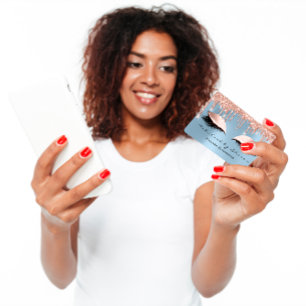 Makeup Artist Eyelash Lashes Roos Drift Blue Royal Visitekaartje