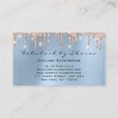 Makeup Artist Eyelash Lashes Roos Drift Blue Royal Visitekaartje (Achterkant)