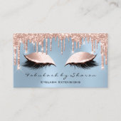 Makeup Artist Eyelash Lashes Roos Drift Blue Royal Visitekaartje (Voorkant)