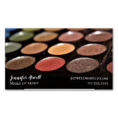 Makeup Artist Eyeshadow Palet Rainbow Glitter Magnetisch Visitekaartje (Voorkant)