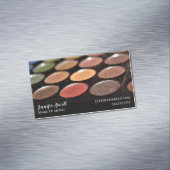 Makeup Artist Eyeshadow Palet Rainbow Glitter Magnetisch Visitekaartje (Voorbeeld)