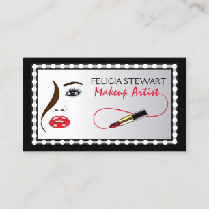 Makeup Artist Face Cosmetoloog Visitekaartje