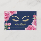 Makeup Artist  Floral Navy Loyalty (Voorkant)