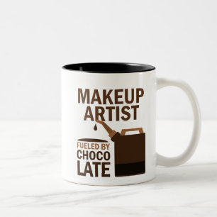 Makeup Artist (Funny) Gift Tweekleurige Koffiemok