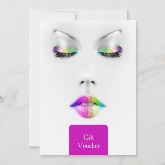 Makeup Artist Gift Voucher (Voorkant)