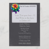 Makeup Artist Gift Voucher (Achterkant)