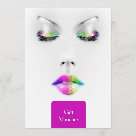 Makeup Artist Gift Voucher (Voorkant)