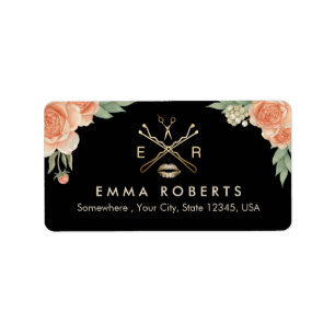 Makeup Artist Hair Stylist Salon Floral Etiket