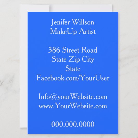 Makeup Artist Invitation (Dos)