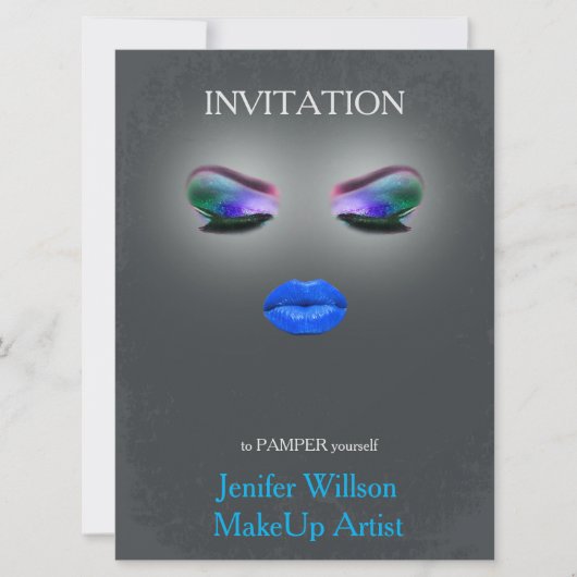 Makeup Artist Invitation (Devant)