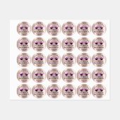 Makeup Artist Lash Brows Pink Eyes Roos Labels (Vel)