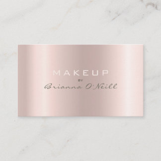 Makeup Artist Luxury Roos Gold Ombre Visitekaartje