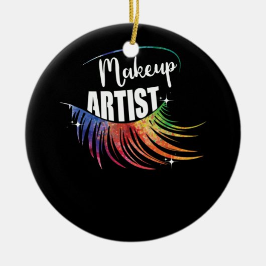 Makeup Artist Makeup Lover Eyelash Mooi Keramisch Ornament (Voorkant)