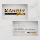 Makeup Artist Marquee Visitekaartje (Voorkant / Achterkant)