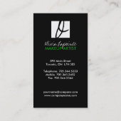 Makeup Artist Monogram Visitekaartjes (Achterkant)