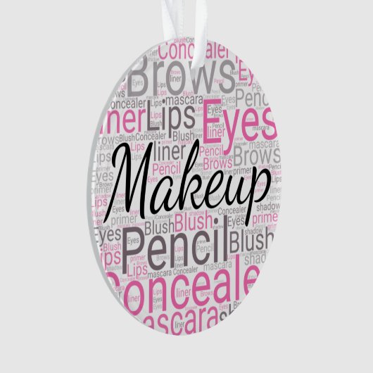 Makeup Artist Ornament (voorkant)