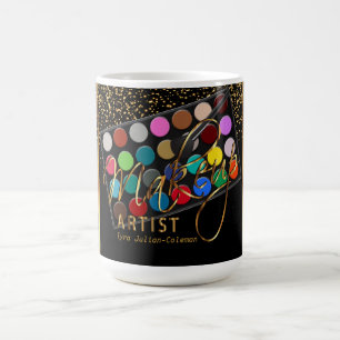 Makeup Artist Rainbow-kleuren Koffiemok
