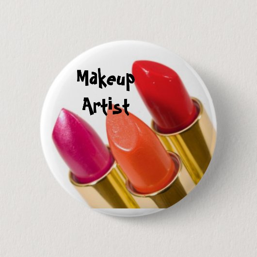 Makeup Artist Ronde Button 5,7 Cm (Voorkant)