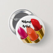Makeup Artist Ronde Button 5,7 Cm (Voorkant /achterkant)