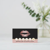 Makeup Artist Roos Gold Glitter Lips Salon Loyalty (Staand voorkant)