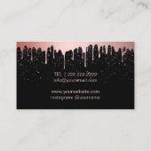 Makeup Artist Roos Gold Lips Trendy Driving Visitekaartje (Achterkant)