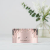 Makeup Artist Roos Spark Lips Wax Appointcard Afsprakenkaartje (Staand voorkant)