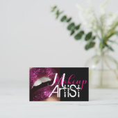 Makeup Artist Salon Visitekaartje (Staand voorkant)