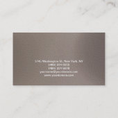 Makeup Artist Script Beige Visitekaartje (Achterkant)