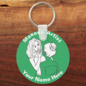 Makeup Artist Sleutelhanger (Voorkant)