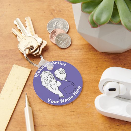 Makeup Artist Sleutelhanger (Bureau)