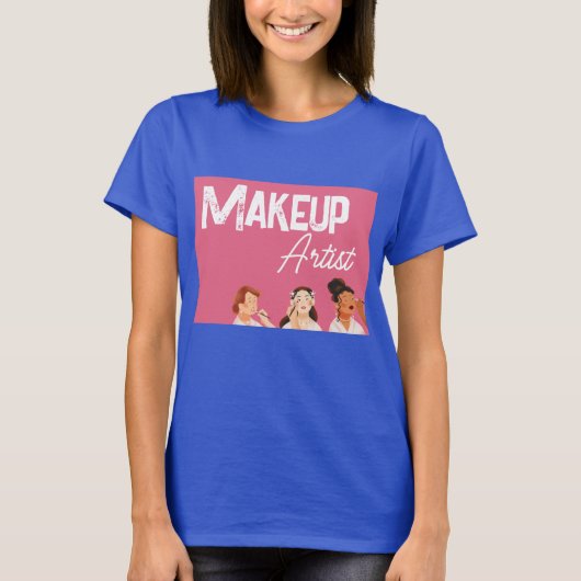 Makeup Artist T-Shirt (Voorkant)