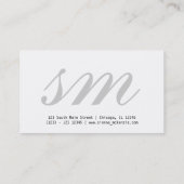 Makeup Artist Visitekaartje (Achterkant)