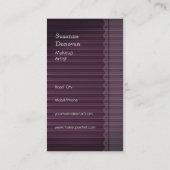 Makeup Artist Visitekaartje (Achterkant)