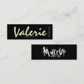 Makeup Artist Visitekaartje (Voorkant / Achterkant)