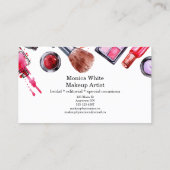 Makeup Artist Visitekaartje (Achterkant)