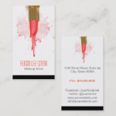 Makeup Artist Visitekaartje (Voorkant / Achterkant)