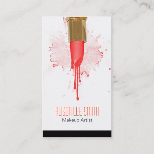 Makeup Artist Visitekaartje (Voorkant)